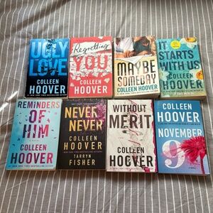 GOOD DEAL Colleen Hoover Book Bundle *8 Books Included